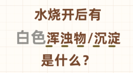 水烧开后有白色浑浊物/沉淀是什么？对健康有无影响？